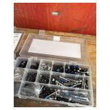 Mixed Hardware Screw Assortment in Organizer Cases