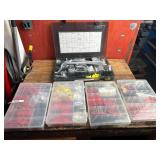 Bicycle Disc Brake Parts Assortment in Storage Cases (Lot of 5)
