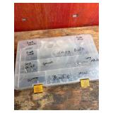 Assorted Chainring Bolts in Organizer Case