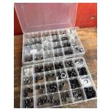 Axle Locknuts, Washers & Spacers Mixed Lot in Organizer Case