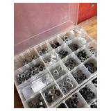 Axle Locknuts, Washers & Spacers Mixed Lot in Organizer Case