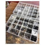 Axle Locknuts, Washers & Spacers Mixed Lot in Organizer Case