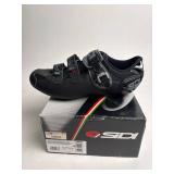Sidi Genius 7 Mega Shadow Black Cycling Shoes Size 46.5