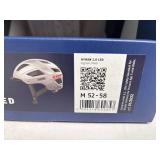 ABUS Hyban 2.0 LED Helmet Signal Silver M 52-58