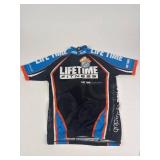 Life Time Fitness Cycle Club Cycling Jersey Size Small