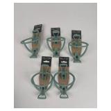 Elite T-race Water Bottle Cages Soft Green (Lot of 5)