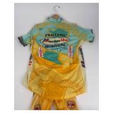 Mercatone Uno Bianchi Pantani Cycling Jersey & Shorts Size XXL/4XL