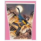 Batgirl Comic Book Cover Poster - Signed by Paul Pelletier