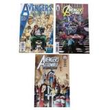 Avengers Assemble #1, Avengers Forever #1 and Avengers Assemble Omega #1