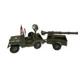 G.I. Joe Jeep w/ Trailer, Spotlight & Canon.