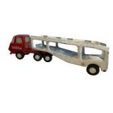 Small Vintage Red Tonka with White Carrier & Fire Ladder
