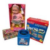 Baby Doll, Beads, Puzzle & Oreo Matching Game
