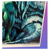 Aquaman Comic Book Cover Poster - Signed by Paul Pelletier