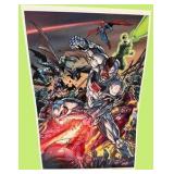 Cyborg Comic Book Cover Poster - Signed by Paul Pelletier