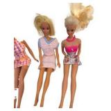 Five Vintage Barbie Dolls