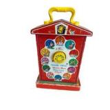 Vintage Fisher Price Toys - Clock, Camera and Record Player