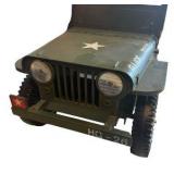 G.I. Joe Jeep w/ Trailer, Spotlight & Canon.