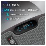 $200 Nautilus Vibratone Pro Vibration Plate Exercise Machine for Lymphatic Drainage, Muscle Activation, Full Body Workout, Circulation, Fat Loss, Strength Training, Toning, Recovery
