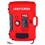$170 CRAFTSMAN Tire Inflator, All in One Wall Mount Air Compressor Oil-Free with Retractable 30ft Air Hose and Pressure Regulator, Great for Tire Inflation, Brad/Stapler, Finishing Jobs,1.5HP 125PSI