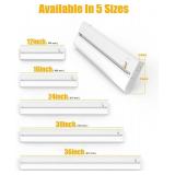 36 Inch Hardwired Under Cabinet Lighting, 3 Color Setting Dimmable LED Under Cabinet Lights Wired, 2000LM Linkable Under Counter Lights for Kitchen, 20W, CRI97