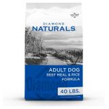 Diamond Naturals Adult Dry Dog Food Beef Meal and Rice Formula Made with Quality Pasture-Raised Beef Protein, Probiotics and Essential Nutrients