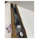 Black Tension Curtain Rod 41-126 In(4-10Ft), Long Curtain Rod No Drilling for Window or Bathroom,Outdoor Tension Rods for Patio, Heavy Duty Shower Rod,Rod Diameter 1.26In-One-bond stretching