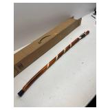Vive Wooden Walking Stick - Willow Cane for Seniors Hiking & Balance - Heavy Duty Carved Twisted Wood Sticks for Men & Women - Stylish Support Pole for Outdoor Trekking & Weight Bearing