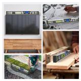Huepar 48-Inch Digital Level, Professional Smart Precision Torpedo Level Tool, Bright LCD Display, Audible Alerts, Magnetic Bottom, IP54 Dust Water Resistant, with Carrying Case