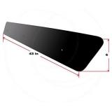 Roof Top Rack Noise Reducer Wind Fairing with Cross Bars Mount Rooftop Carrier Air Deflector 43" Universal Aerodynamic Windshield Fairing Completed Kit