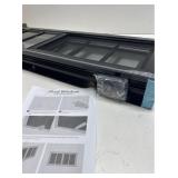 $129 Yuzzy Shed Windows 2 Pack, 12"x36" Sliding Windows Transom Window with Tempered Glass and Removable Fiberglass Screen for Shed, Chicken Coop, Playhouse, Household, Garage, Barns (Black)