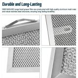 2 Pack S99010430-003 Range Hood Grease Filter Fit For Boran Nutone Range Hood AVSF136 BCSD136 BCSEK136 Series, 15-3/4" X 16-7/8" Stove Hood Vent Filter Replace 99010430-003 HPFA136
