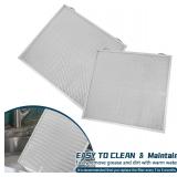 2 Pack S99010430-003 Range Hood Grease Filter Fit For Boran Nutone Range Hood AVSF136 BCSD136 BCSEK136 Series, 15-3/4" X 16-7/8" Stove Hood Vent Filter Replace 99010430-003 HPFA136