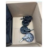 Collapsible Wagon with Wheels, 220 lbs Wagons Carts Foldable Wagon Cart with Flexible Handle, Lightweight Portable Folding Utility Grocery Shopping Cart for Grocery Sports Garden Camping