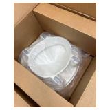 $184 Bemis Assurance 3" Raised Toilet Seat with Handles and Bidet Attachment, Therapist Preferred for Safety, Secure Hinges, Clean Shield Guard, Elongated, White