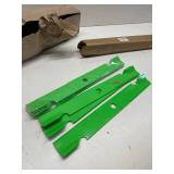 60 Inch Deck 103-6403 103-6403-S Notched Mower Blade Compatible with Exmark Lazer Z AS CT XP LC Pioneer Vantage Turf Tracer Staris Front Runner E S X Series Lawn Mower 6 Pack