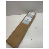 30.5" X 60" Lotus & Windoware Cordless Faux Wood Blind, Smooth, Bright White, Privacy Slats, Blinds for Indoor Windows, 30.5" X 60"