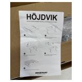 Stand Up Desk Store Add-On Office Sliding Under-Desk Drawer Storage Organizer for Standing Desks | Requires 14" of Front to Back Clearance Beneath Desks and Tables (White)