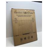 Cumbor 30-46" Baby Gate for Stairs, Toddler Safety Essentials for The House, Auto Close Dog Gate for Doorways, Mom