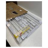 Cumbor 30-46" Baby Gate for Stairs, Toddler Safety Essentials for The House, Auto Close Dog Gate for Doorways, Mom