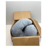 Momcozy Pregnancy Pillows for Sleeping, U Shaped Full Body Maternity Pillow with Removable Cover - Support for Back, Legs, Belly, HIPS for Pregnant Women, 57 Inch Pregnancy Pillow for Women, Grey