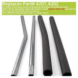 Trampoline Poles Replacement for Skywalker Or Jumpzylla,Galvanized Trampoline Enclosure Pole for Skywalker or Jumpzylla,Replace Parts#4201 4202 4135 OR for Jumpzylla 8ft 10ft&12ft 14ft