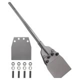 SDS Max Floor Scraper with Replaceable Blade, Firecore 6 Inch Thinset Removal Chisel Bits Scaling Chisel for SDS Max Rotary Hammer Drill, Steel Shovel Bits for Removing Vinyl Flooring VCT Tiles Mortar