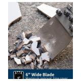 SDS Max Floor Scraper with Replaceable Blade, Firecore 6 Inch Thinset Removal Chisel Bits Scaling Chisel for SDS Max Rotary Hammer Drill, Steel Shovel Bits for Removing Vinyl Flooring VCT Tiles Mortar