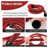Klabb 10 Feet Dust Collection Hose Kit for Home and Shop Vacuums System with 6 Adapters of Woodworking Power Tool and Sander,Compatible with Multi-Brands Power Tool Adapter Set for Dust Collection