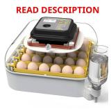 $120 MATICOOPX 30 Egg Incubator with Humidity Display, Egg Candler, Automatic Egg Turner, for Hatching Chickens