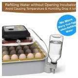 $120 MATICOOPX 30 Egg Incubator with Humidity Display, Egg Candler, Automatic Egg Turner, for Hatching Chickens