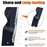 Hipa 2-Pack 942-04244A High Lift Mower Blades 6-Point Star Set for Cub Cadet Troy Bilt 46 inch Mower,XT1 LT46 LTX1045 LTX1046 46