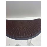 tchdio Door Mat Outdoor Indoor Entrance Doormat-Semicircular Durable Rubber Non Slip Front Door Mat for Outside Inside Entry Entryway Dirt Trapper WelcomeMat for Muddy Paws and Shoes-Brown 24 x47