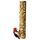 Backyard Birds Unlimited Cedar Whole in-Shell Peanut Outdoor Hanging Wild Bird Feeder Made in the USA-Small 21" Inch