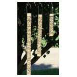 Backyard Birds Unlimited Cedar Whole in-Shell Peanut Outdoor Hanging Wild Bird Feeder Made in the USA-Small 21" Inch